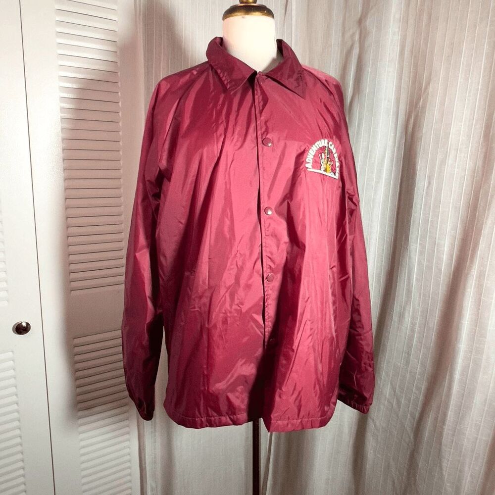 Augusta Sportswear Jacket Size XL 90's Casual Burgundy Vintage Adventure